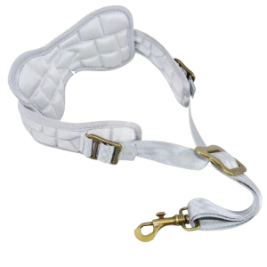 white alto sax neck strap