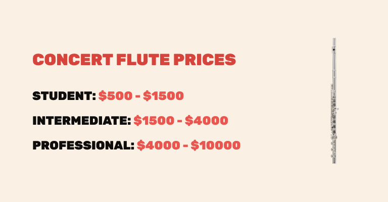 concert flute prices