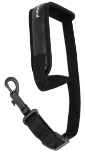 black saxophone strap