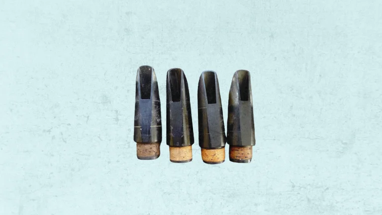 four clarinet mouthpieces